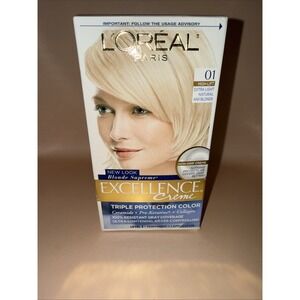 L'Oreal Paris Excellence Non-Drip Creme, #01 High-Lift Extra Light‎ Ash Blonde
